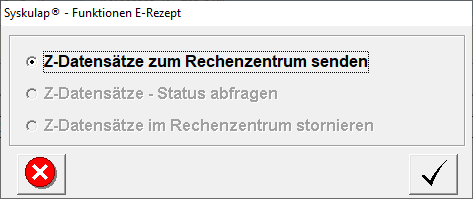 Z-Datensatz stornieren